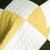 [Night Lights] 3PC Vermicelli-Quilted Patchwork Quilt Set (Full/Queen Size)