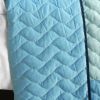 [Shipshape] Vermicelli-Quilted Patchwork Plaid Quilt Set Full/Queen