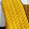[Classic Playbook - B] Vermicelli-Quilted Patchwork Striped Quilt Set Full/Queen